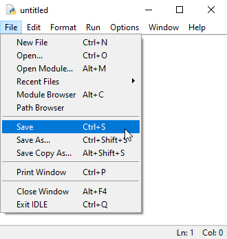 idle save file